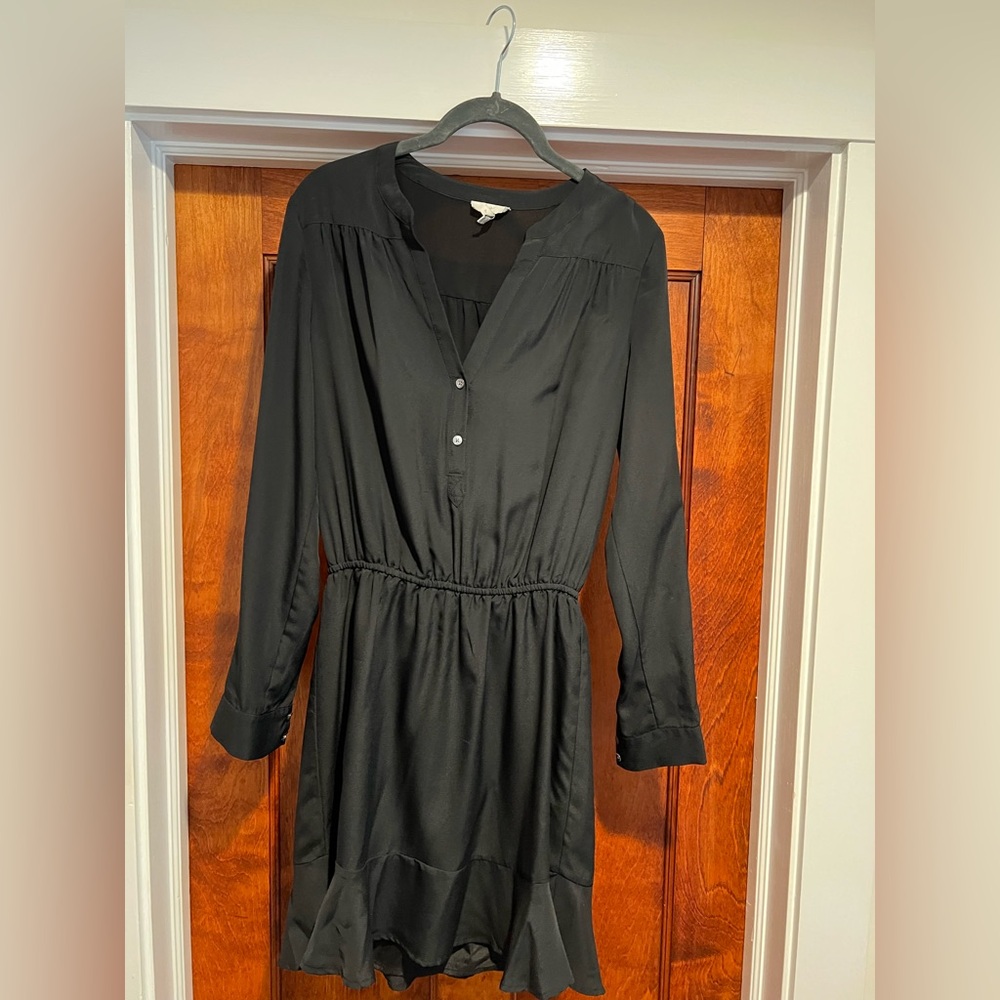Joie Black Long Sleeve Dress
